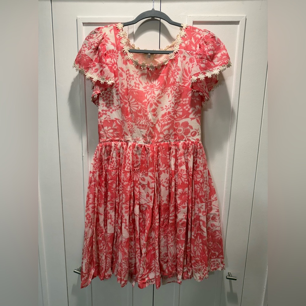 Floral Pink Homemade Dress.